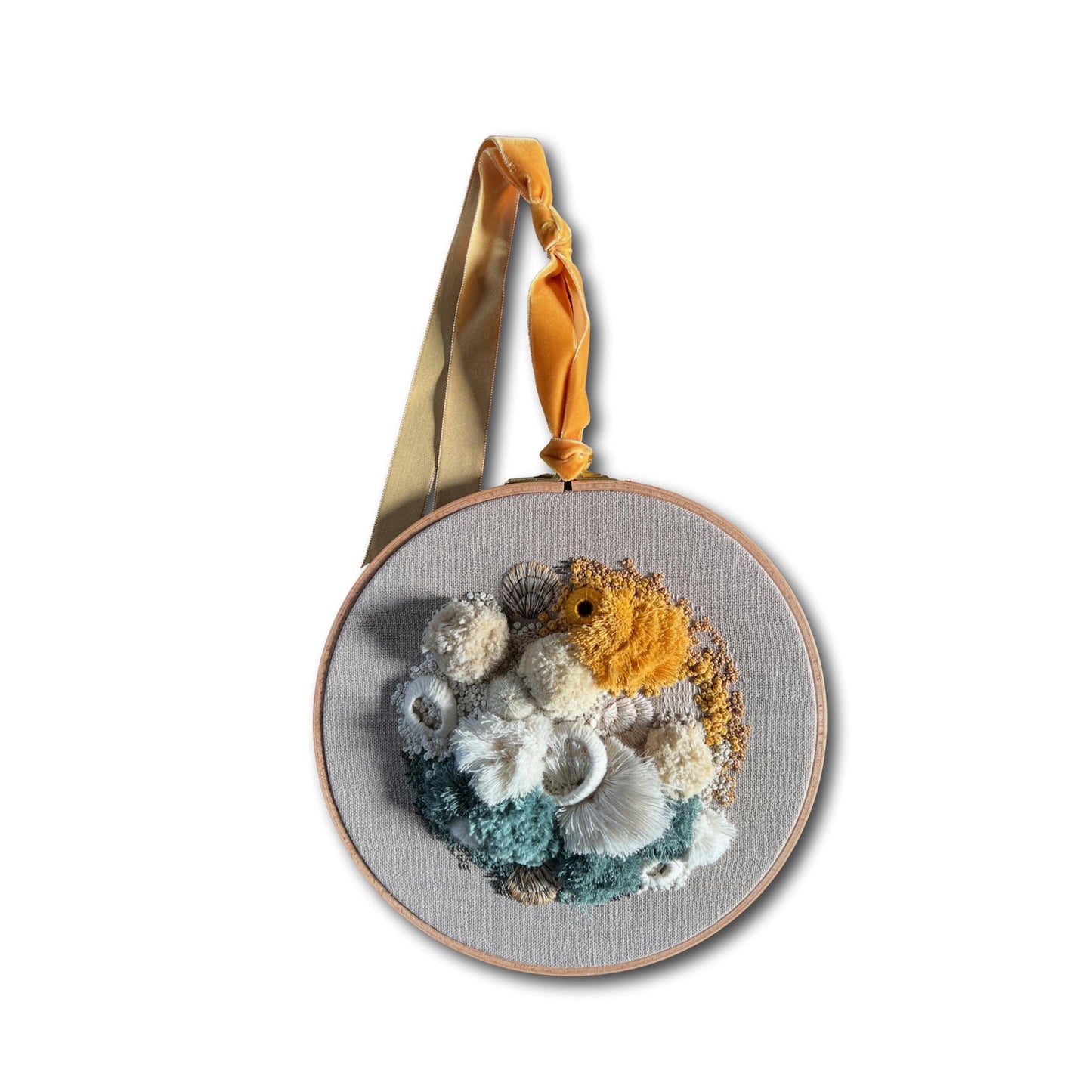 Ocean Floor Embroidery - Artemis Study - 10 Inch
