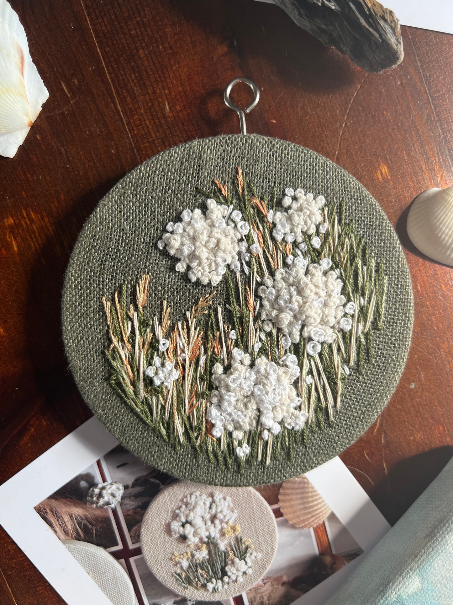 Cow Parsley, a Coastal Path Embroidery I