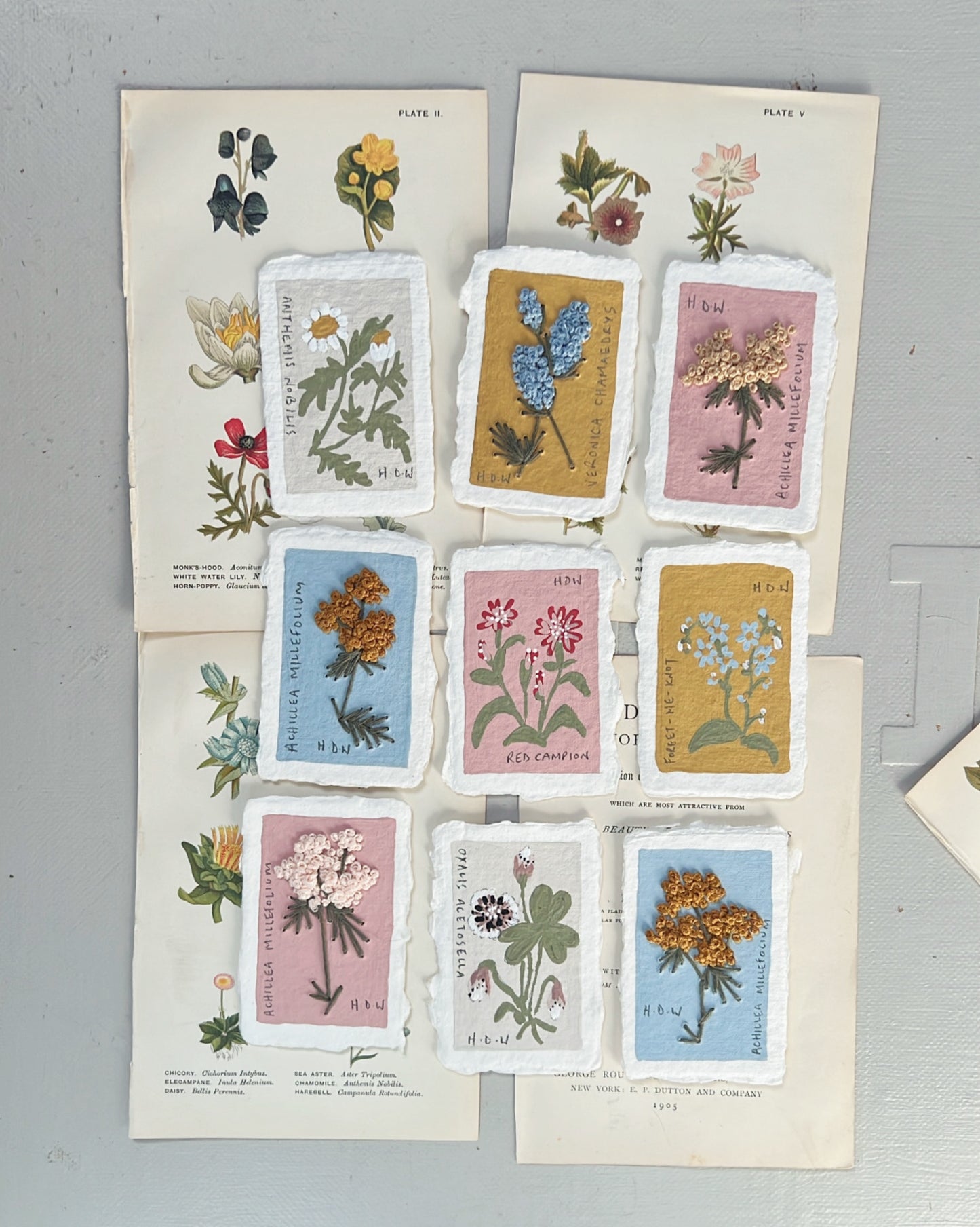 012 Achillea Millefolium Embroidery