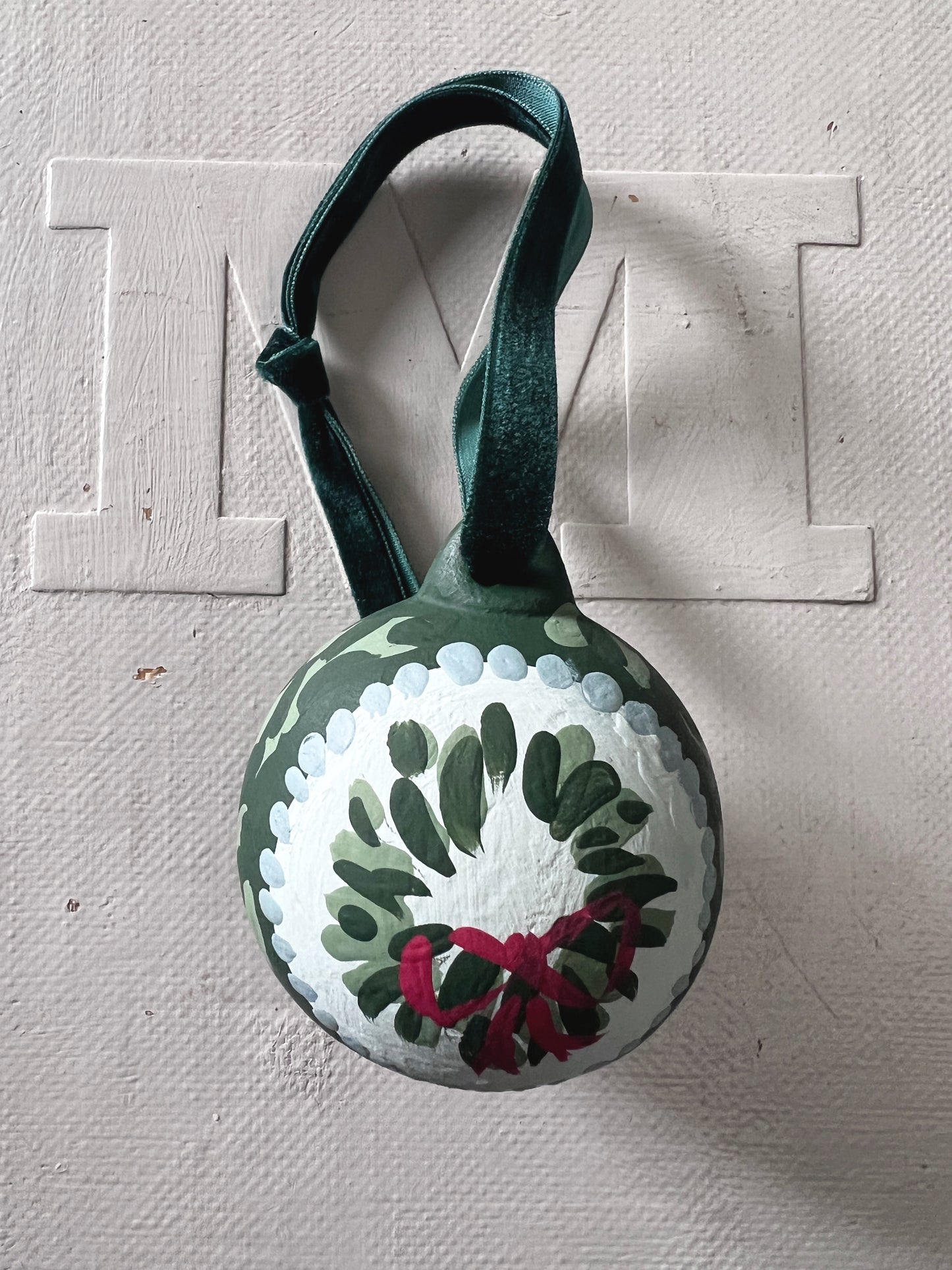 013 Hand Painted Heirloom Bauble II