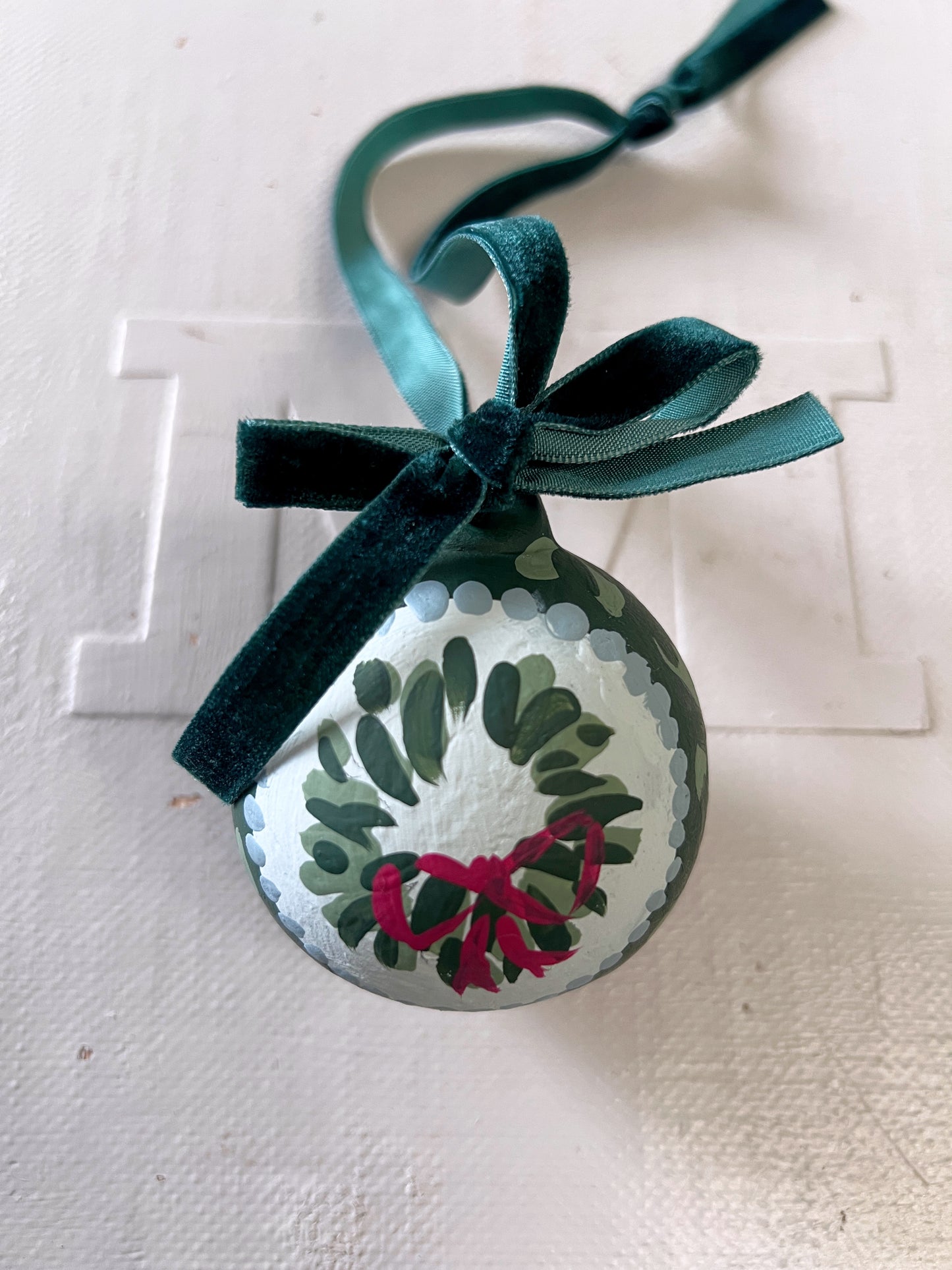 013 Hand Painted Heirloom Bauble II