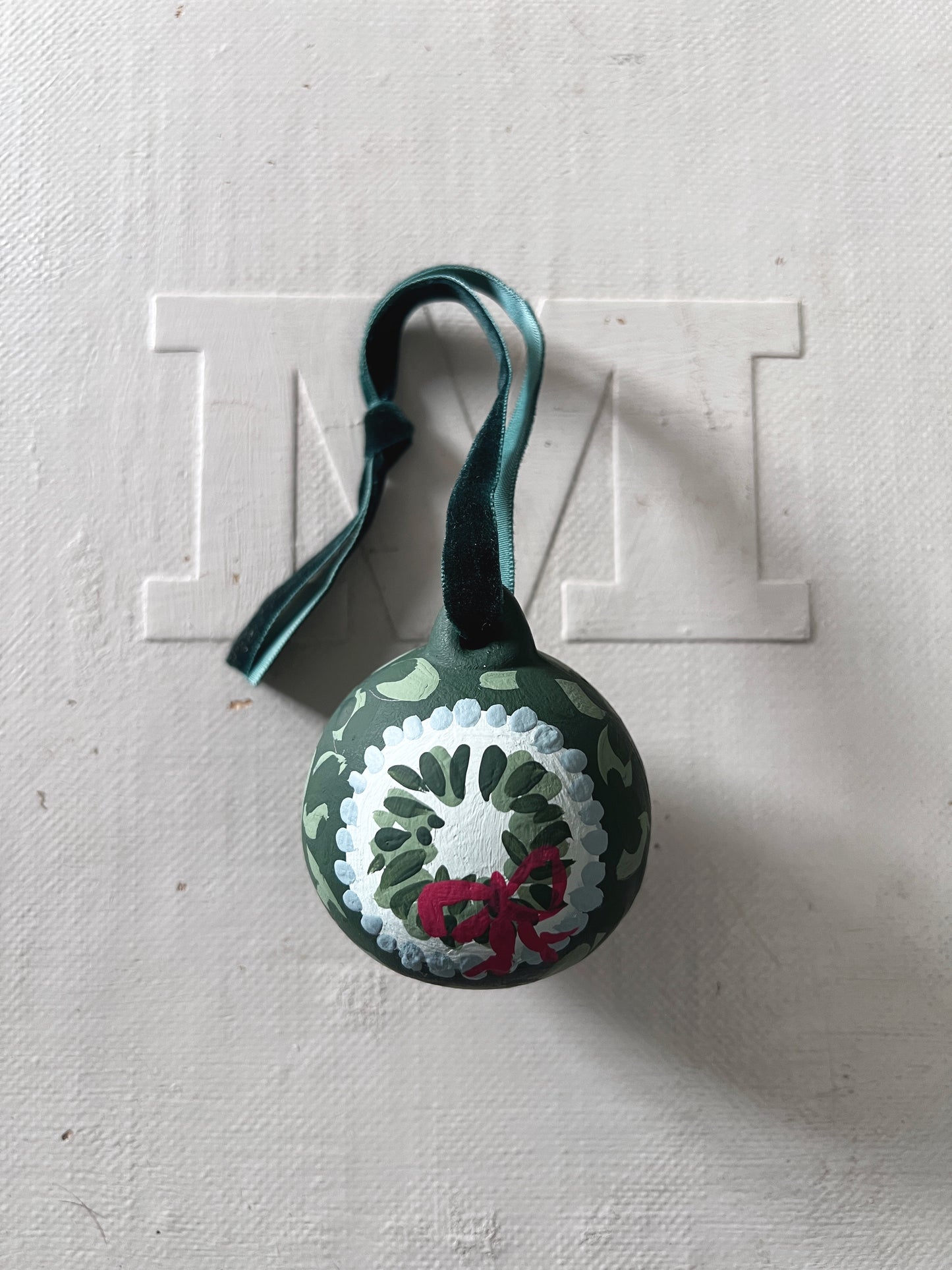 017 Hand Painted Heirloom Bauble III