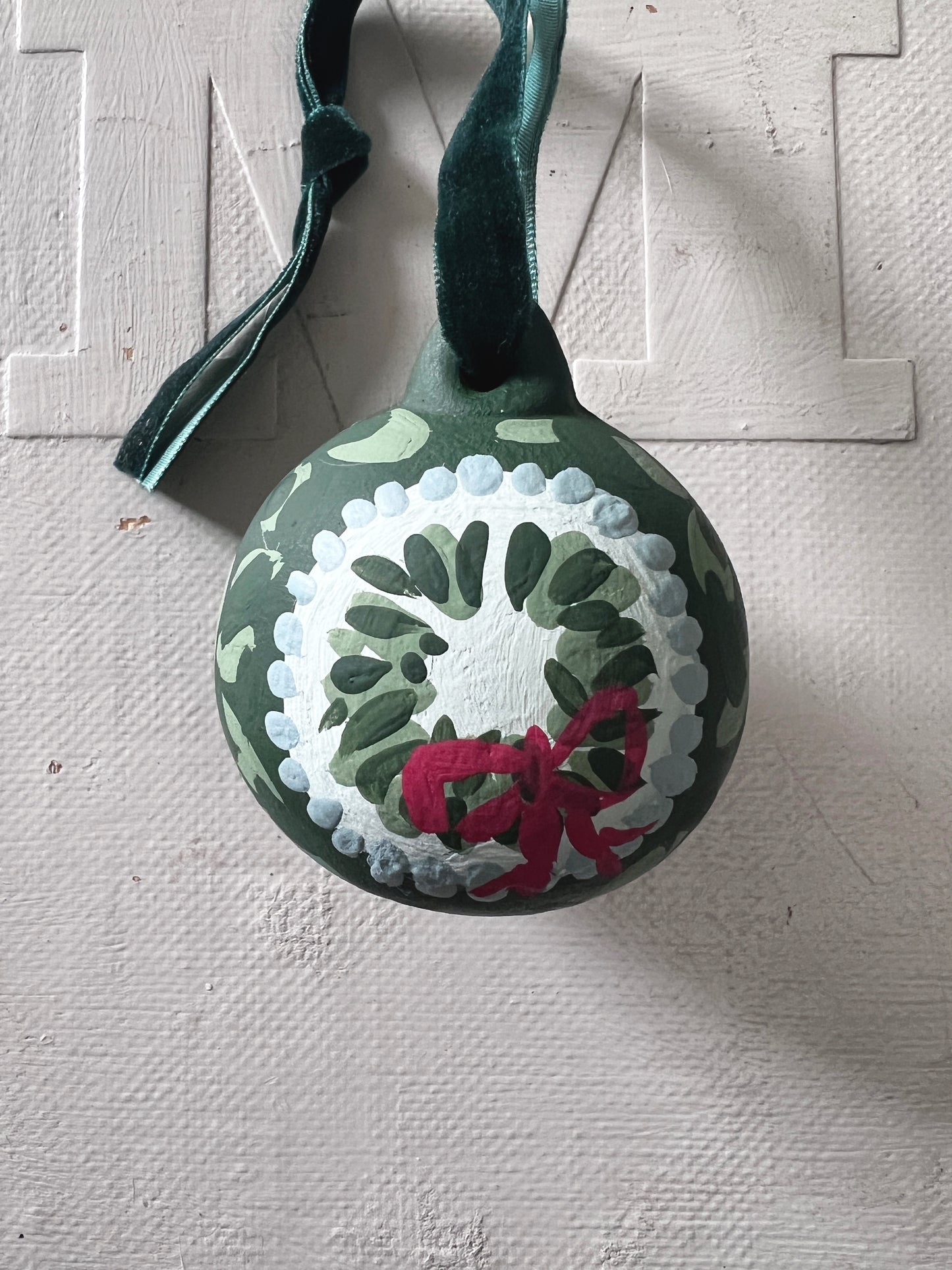 017 Hand Painted Heirloom Bauble III