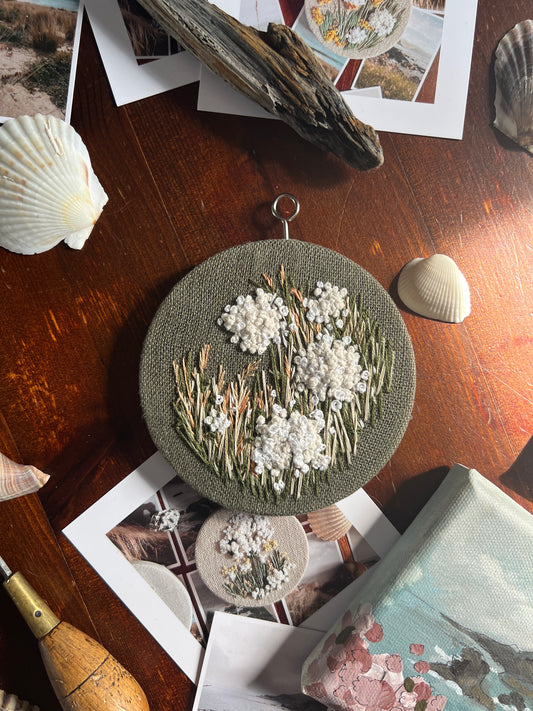 Cow Parsley, a Coastal Path Embroidery I