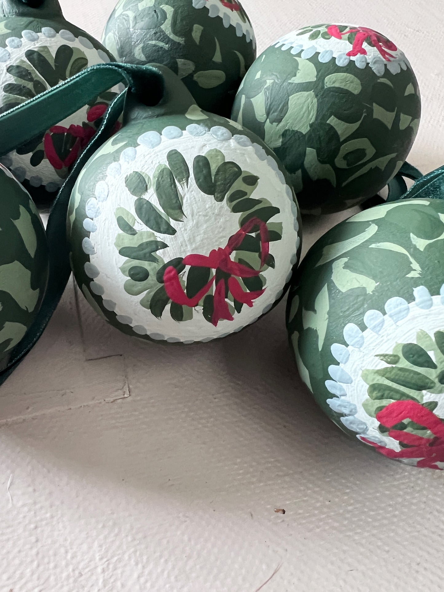 013 Hand Painted Heirloom Bauble II