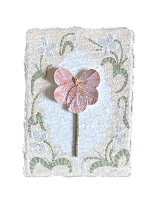 017 Paper Flower Botanical Painting