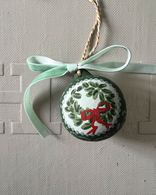 017 Hand Painted Heirloom Bauble I