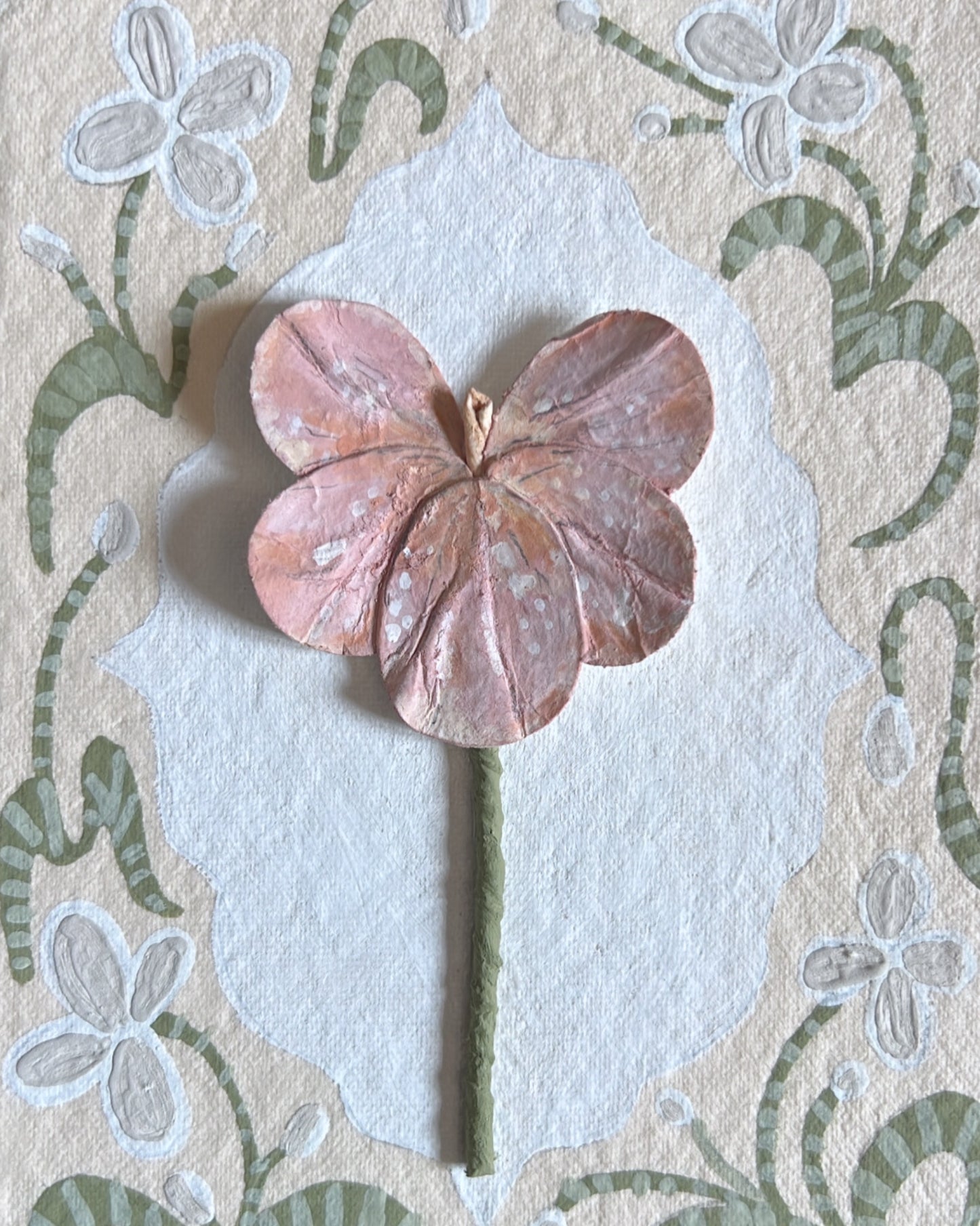 017 Paper Flower Botanical Painting