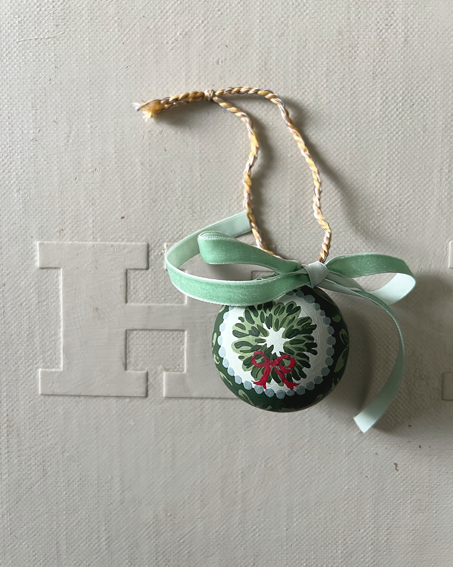 015 Hand Painted Heirloom Bauble II