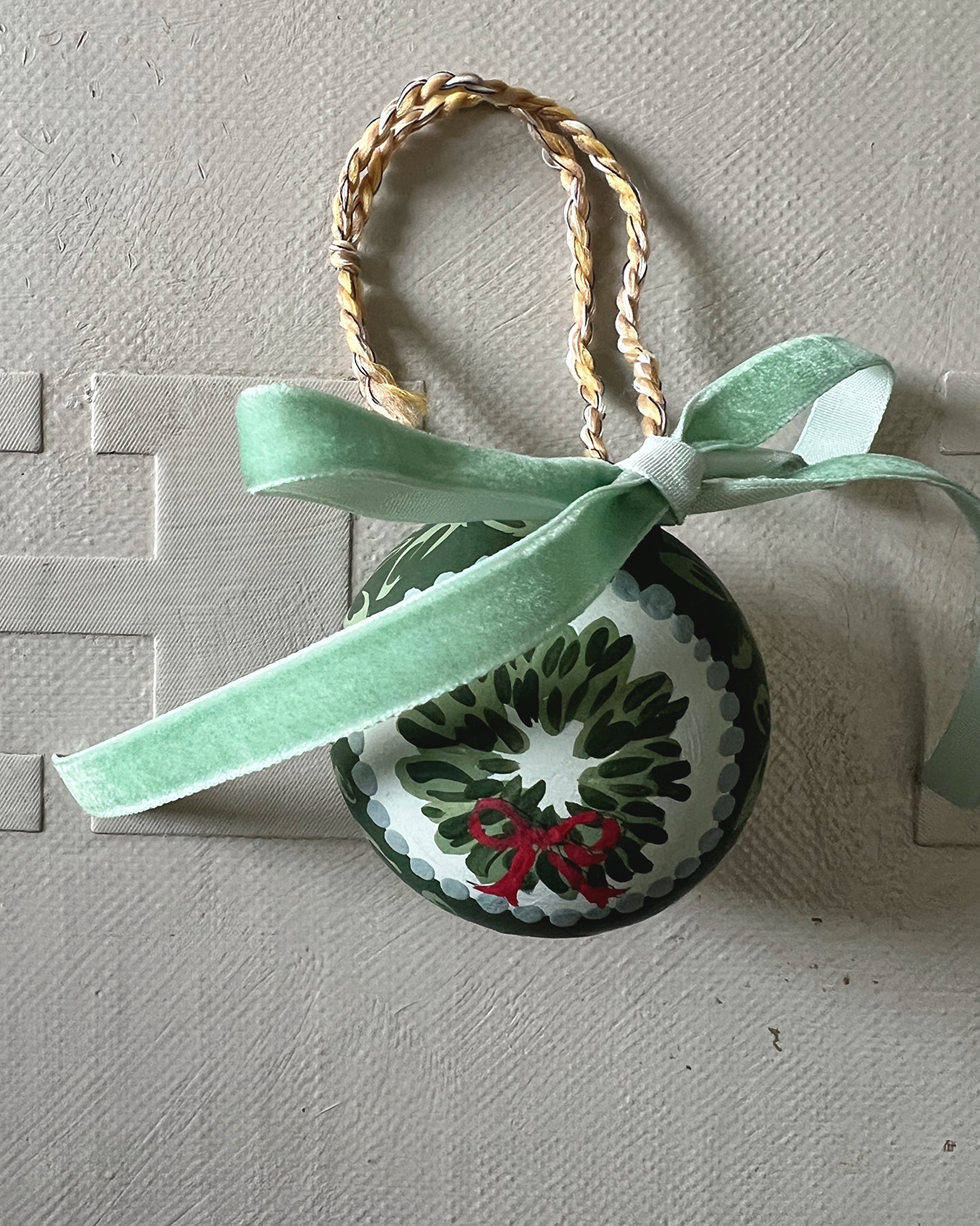 015 Hand Painted Heirloom Bauble II