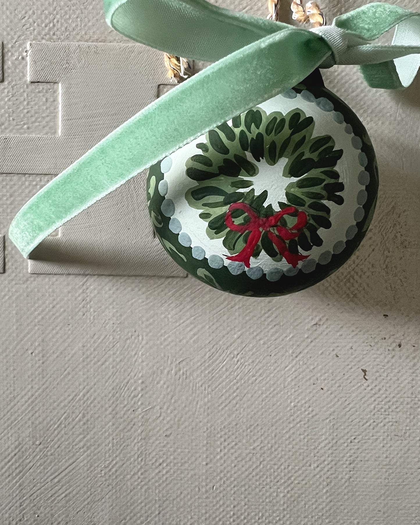 015 Hand Painted Heirloom Bauble II