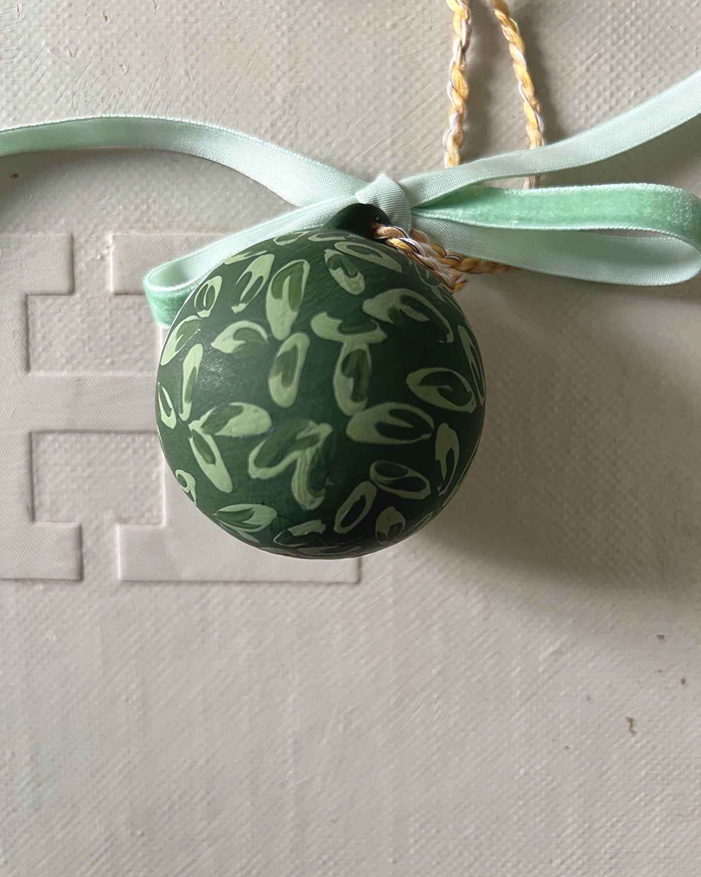 015 Hand Painted Heirloom Bauble II